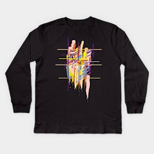 abstract - power symbol Kids Long Sleeve T-Shirt